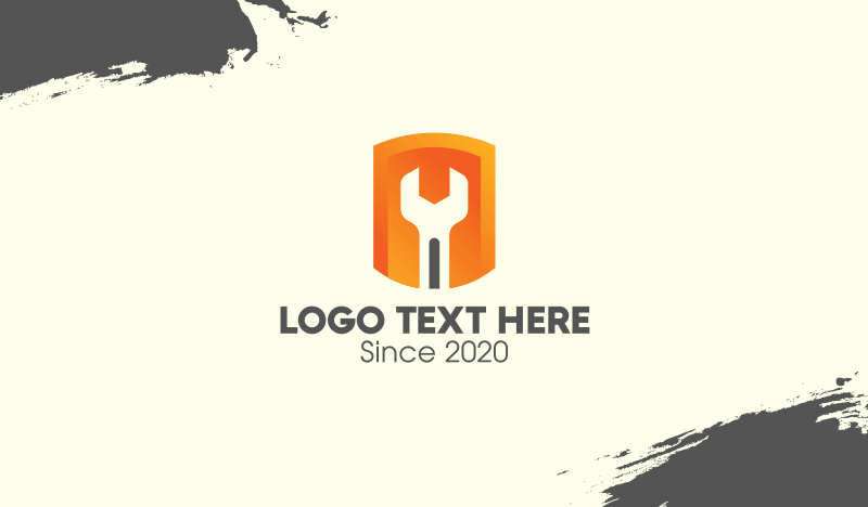 Orange Maintenance Company Business Card