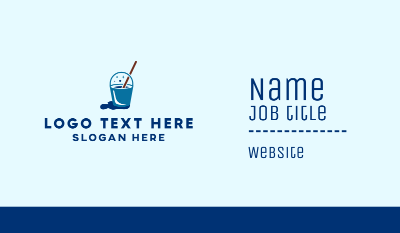 Cleaning Mop Bucket  Business Card