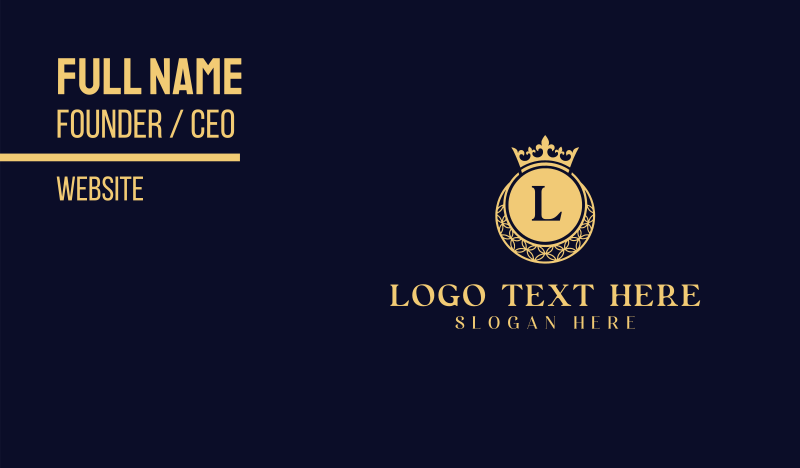 Luxury Premium Pawnshop Business Card