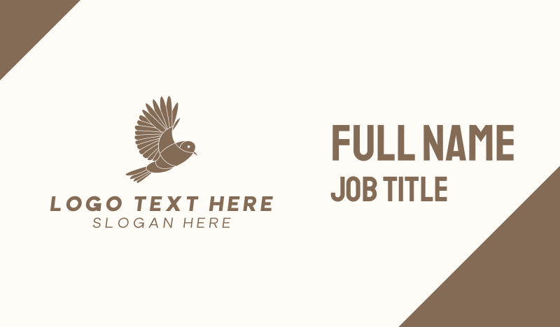 Colorful Bird Business Card