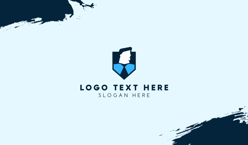 Professional Employee Shield Business Card
