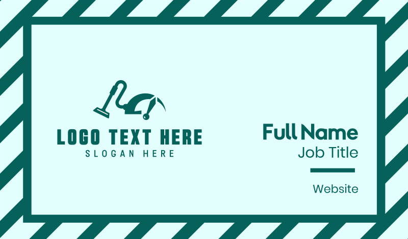 Vacuum Cleaning Speed  Business Card