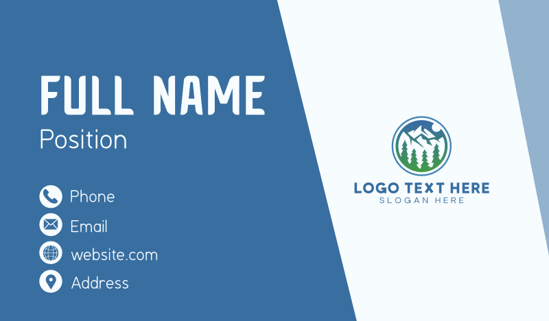Professional Angle Business Card