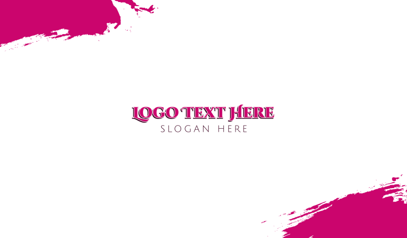 Fuchsia & Elegant  Business Card