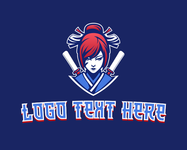 Samurai Gamer Girl