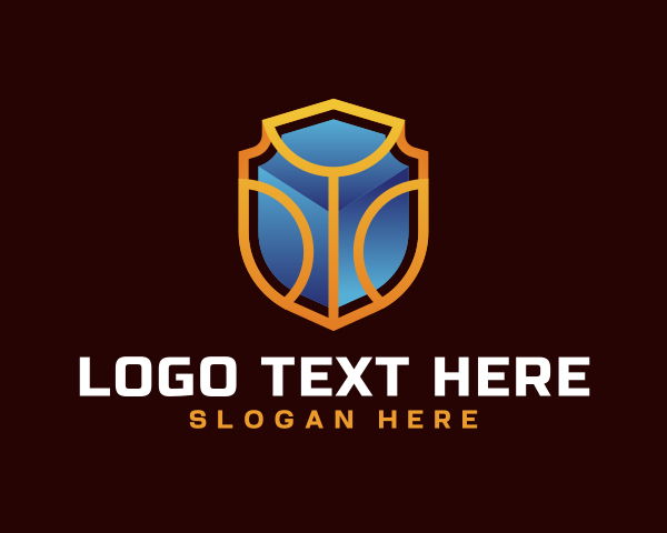 Cybersecurity Shield Emblem