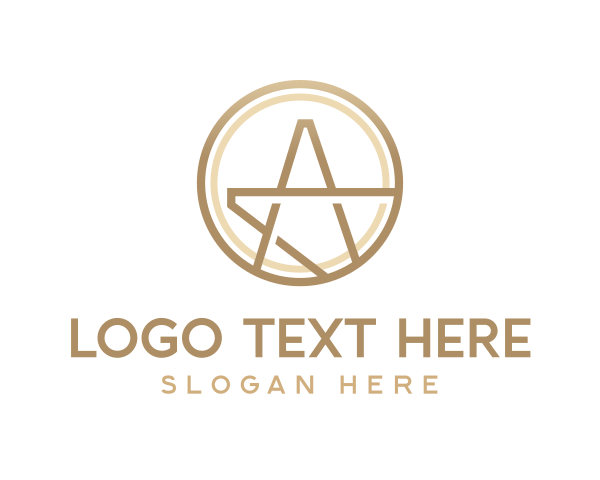 Luxury Star Letter A