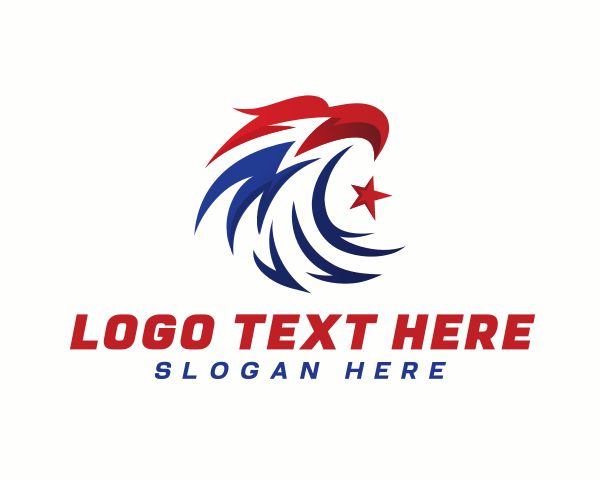 Patriotic Eagle Emblem