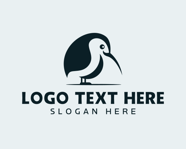 Kiwi Bird Wildlife Emblem